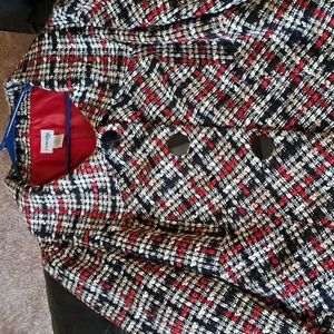 CHICO'S Tweed Coat